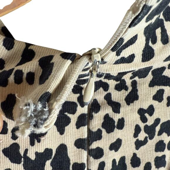 La Vie Rebecca Taylor White Black Dot Print High Neck A-Line Mini Dress Size M - Picture 11 of 16